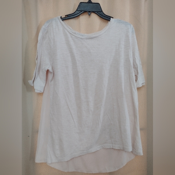 LOFT Small Pale Pink Short Sleeve T-shirt - Picture 1 of 3